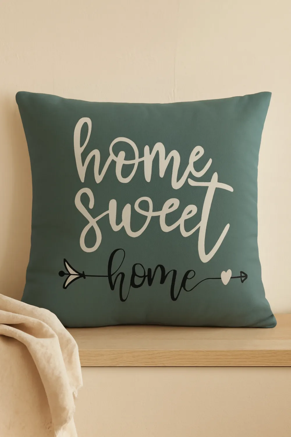 Beautiful home accent: Decorative cushion for any room.